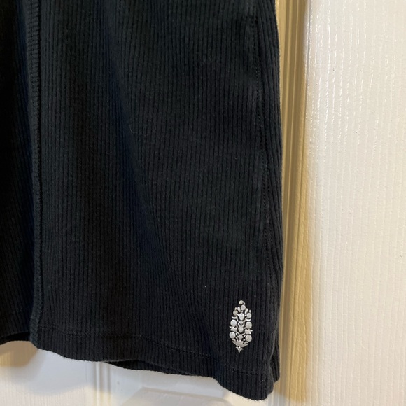 Free People Movement Black Cutout Racerback Ribbed Tank - Picture 3 of 6